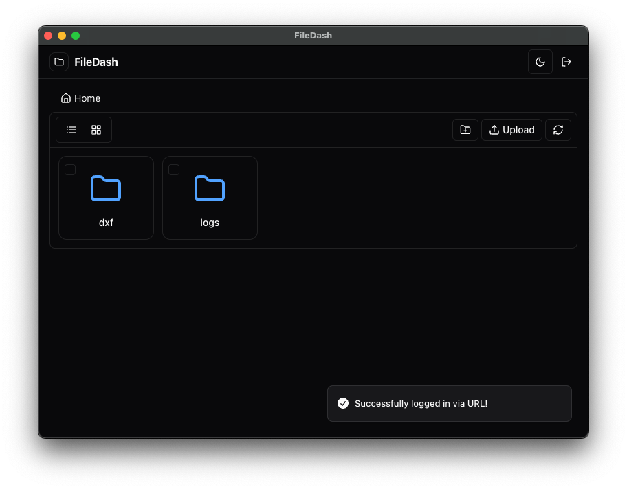 FileBrowser Interface